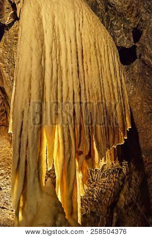 Moravian Karst, Czech Republic - May 05, 2013: A Karst Landscape And Protected Nature Reserve In The