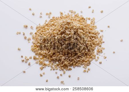 Fragrant Dried Parsnip On A White Acrylic Background
