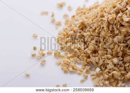 Fragrant Dried Parsnip On A White Acrylic Background