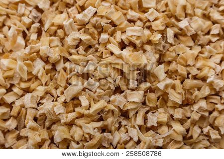 Fragrant Dried Parsnip On A White Acrylic Background