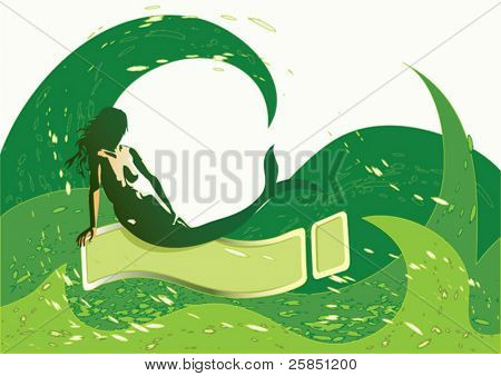 green  mermaid
