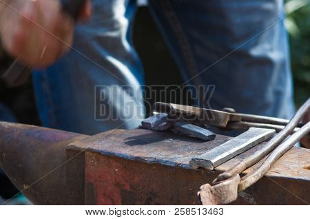 Blacksmith Tools And Fixtures For Hand Forged Metal