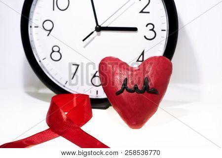 World Aids Day Abstract Photo. Isolated On White Background