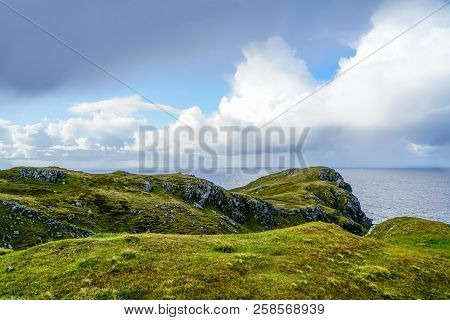 The Amazing Cliffs Of Slieve League Near Carrick Ireland.