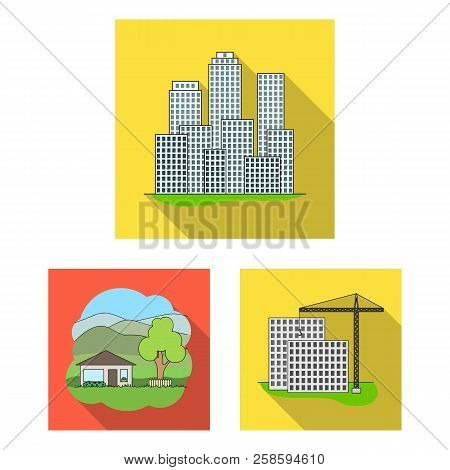 Realtor, Agency Flat Icons In Set Collection For Design. Buying And Selling Real Estate Vector Symbo