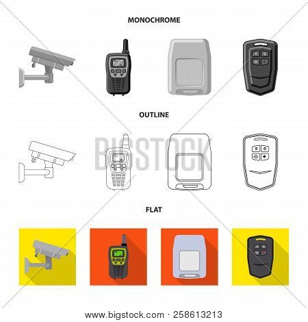 Vector Illustration Of Office And House Symbol. Collection Of Office And System Stock Vector Illustr