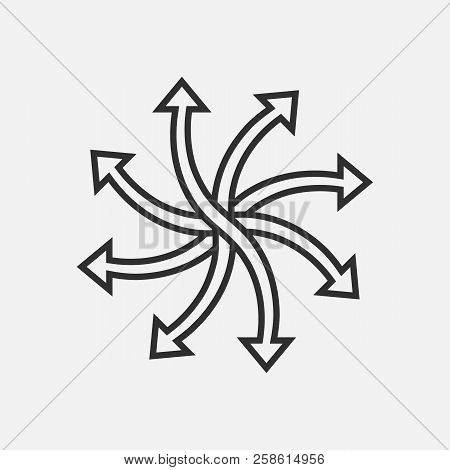 Versatile Icon Isolated On White Background. Vector Illustration. Eps 10.