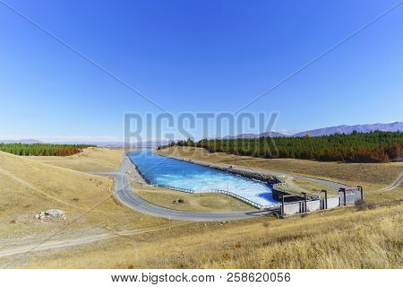 The Waitaki Hydroelectric Scheme Located From Lake Pukaki To Waitaki In Twizel , South Island Of New