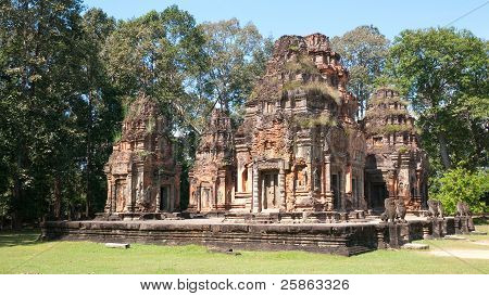 Chrám Preah Ko v Siem Reap, Kambodža