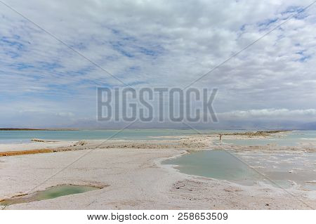 Lowest Salty Lake In World Below Sea Level Dead Sea, Full Of Minerals Near Luxury Vacation Resort Ei