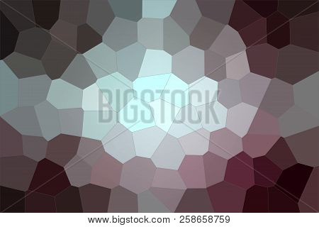 Abstract Illustration Of Red And Blue Colroful Big Hexagon Background, Digitally Generated