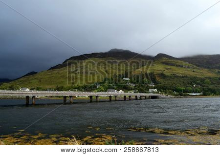 Beautiful Landscape In Kyle Of Lochalsh And Its Highlands
