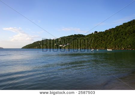 Večerní slunce v St Thomas