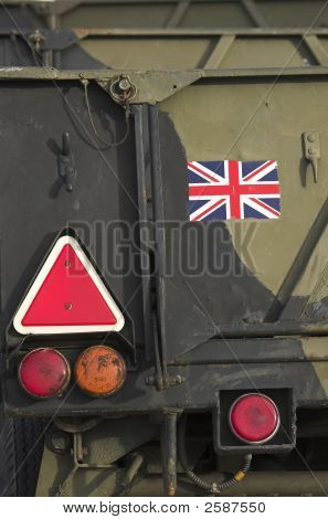 Britský vojenský přívěs - Detail