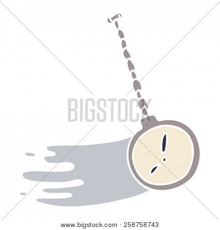 cartoon doodle hypnotist watch