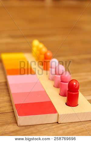 Montessori Color Wood Color Gamut Box For School