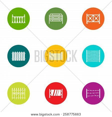 Strengthening Icons Set. Flat Set Of 9 Strengthening Vector Icons For Web Isolated On White Backgrou