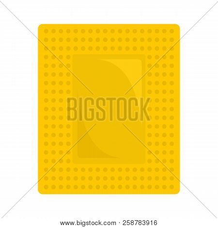 Contraceptive Patch Icon. Flat Illustration Of Contraceptive Patch Vector Icon For Web Design