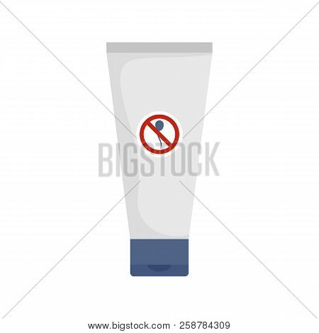 Spermicide Tube Icon. Flat Illustration Of Spermicide Tube Vector Icon For Web Design