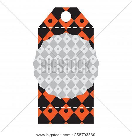 Isolated Empty Texture Sale Label. Vector Illustration Design