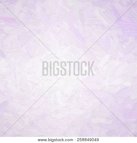 Abstract Illustration Of Square Anti-flash White Oil Paint With Large Brush Strokes Background, Digi