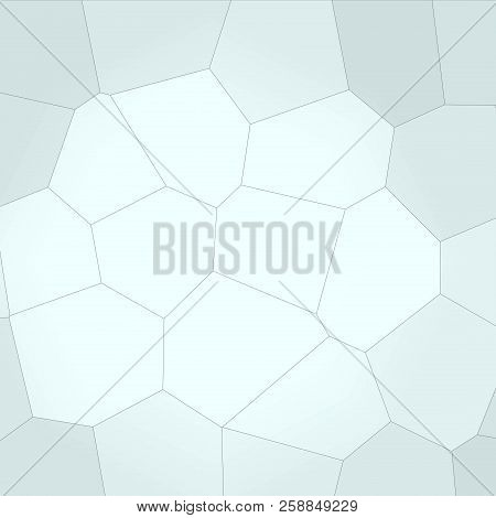 Abstract Illustration Of Square Gainsboro Giant Hexagon Background, Digitally Generated