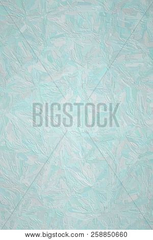 Abstract Illustration Of Vertical Gainsboro Impasto With Large Brush Background, Digitally Generated