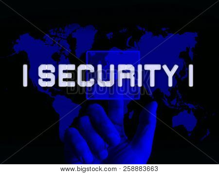 Cybersecurity Lock Digital Threat Security 3D Illustration