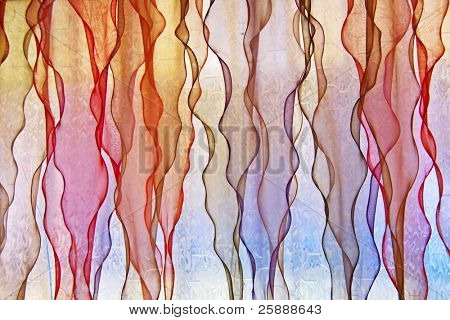 buntes Fenster Tuch Hintergrund