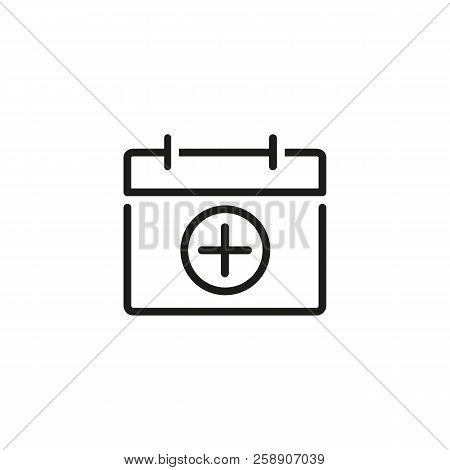 First Aid Box Line Icon. Case, Kit, Cross. Medical Help Concept. Can Be Used For Topics Like Emergen