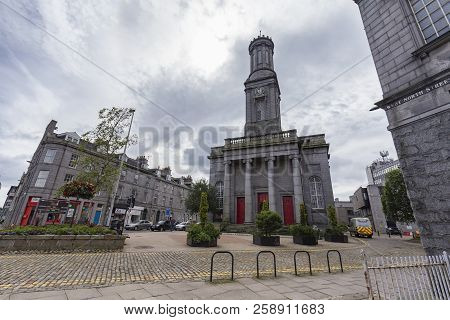 Aberdeen, United Kingdom - August 3: View Of The Aberdeen Arts Centre In The City Of Aberdeen, Unite