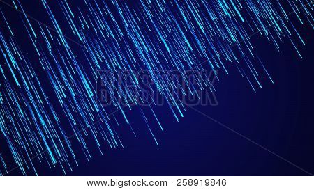 Abstract Speed Background. Starburst Dynamic Lines Pattern. Abstract Data Flow Background. 3D Render