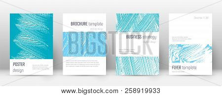 Cover Page Design Template. Minimalistic Brochure Layout. Classy Trendy Abstract Cover Page. Pink An