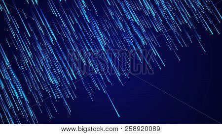 Abstract Speed Background. Starburst Dynamic Lines Pattern. Abstract Data Flow Background. 3D Render