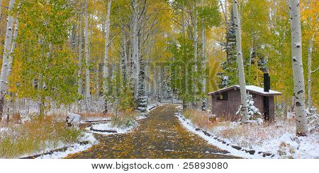 Tidigt snöfall i Utah