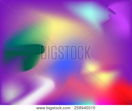 Modern Purple Blurred Abstract Background With Colorful Pallet.