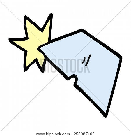 cartoon doodle shiny razorblades