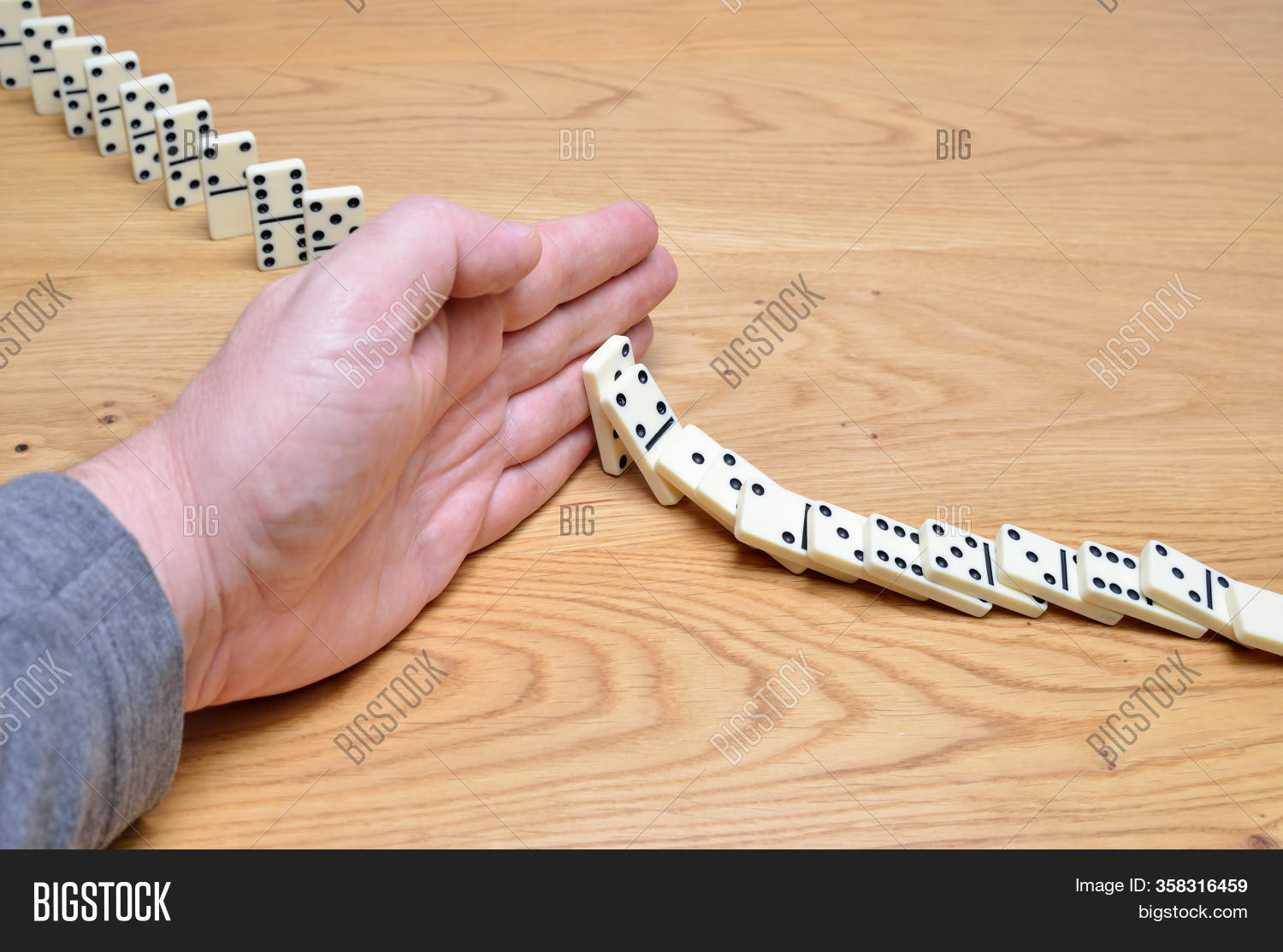 Domino Effect, Chain Image & Photo (Free Trial) Bigstock