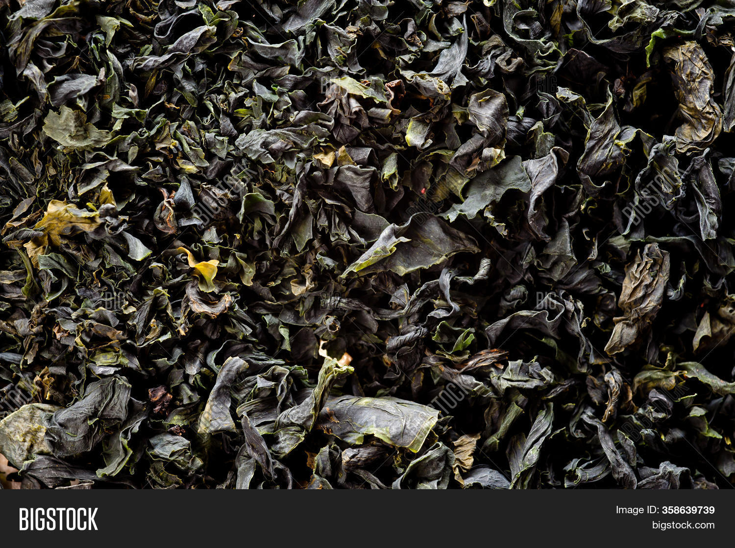 Dried Wakame Seaweed Image & Photo (Free Trial) Bigstock