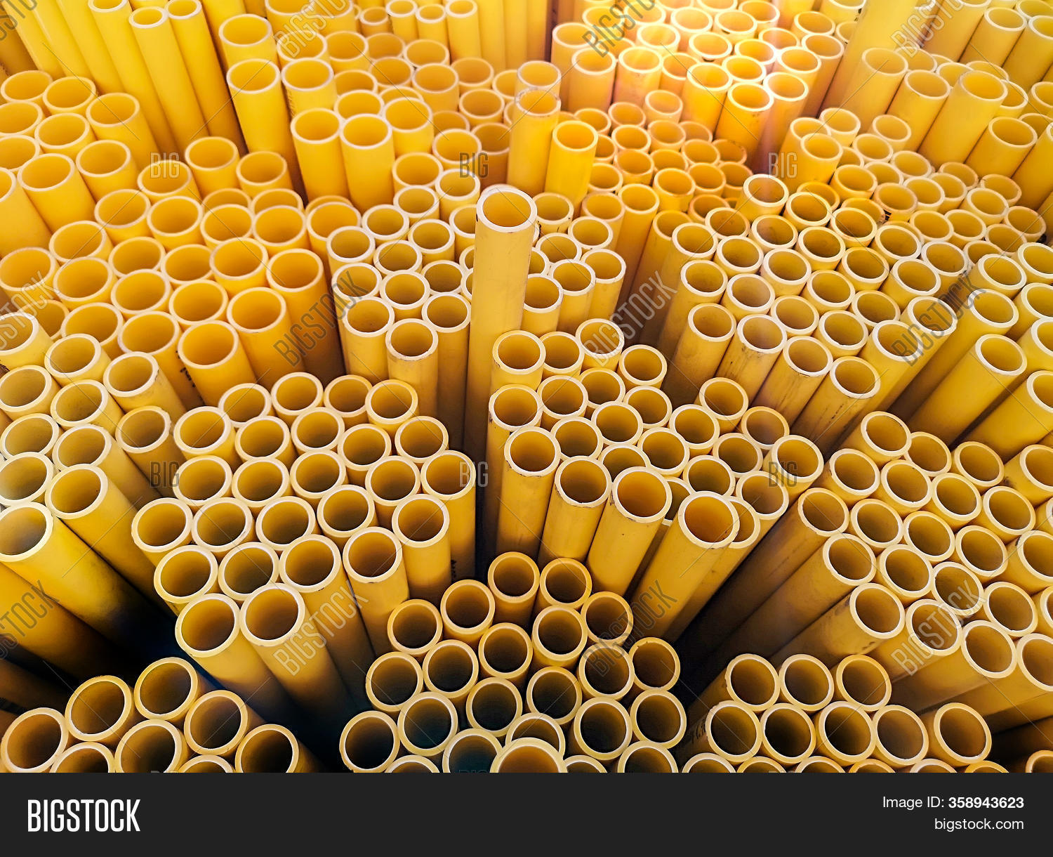 Yellow Pvc Pipe Image & Photo (Free Trial) Bigstock