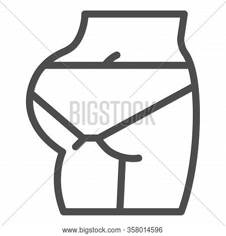 Fit Ass Line Solid Vector & Photo (Free Trial) | Bigstock