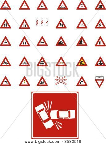 Segnali stradali vettoriali