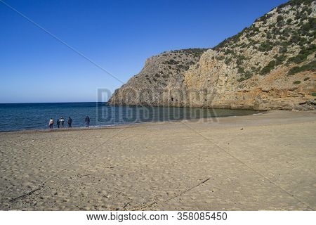 View Of The Cala Domestica In Buggerru