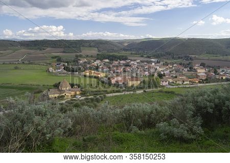 View Of The Panorama Of Las Plassas From Castle