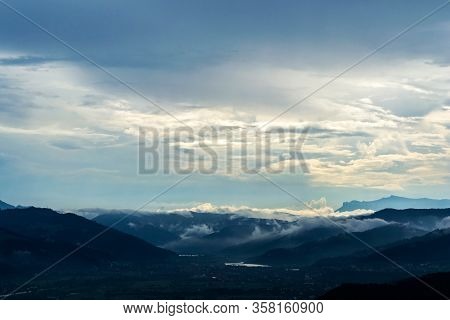 Landscape Of The Piatra Neamt Town Viewed From Pietricica Mountain.