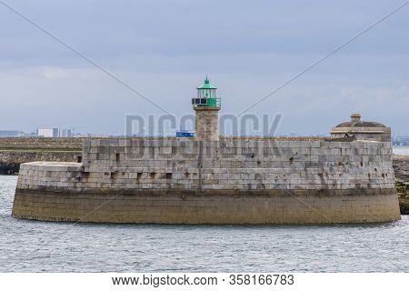 Aerial View Of Sailing Boats, Ships And Yachts In Dun Laoghaire Marina Harbour, Ireland