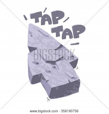 Mouse Icon Isolated On A White Background With The Inscription