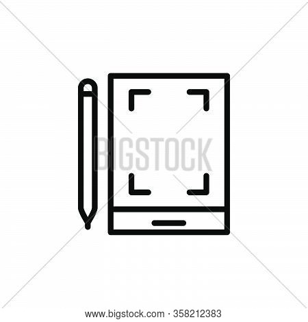 Pen Tablet Icon Graphic Design Template Vector Isolated