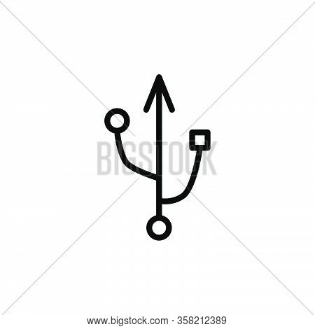 Usb Icon Graphic Design Template Vector Isolated