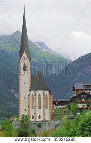 Summer landscape of Heiligenblut village in Austria, Europe